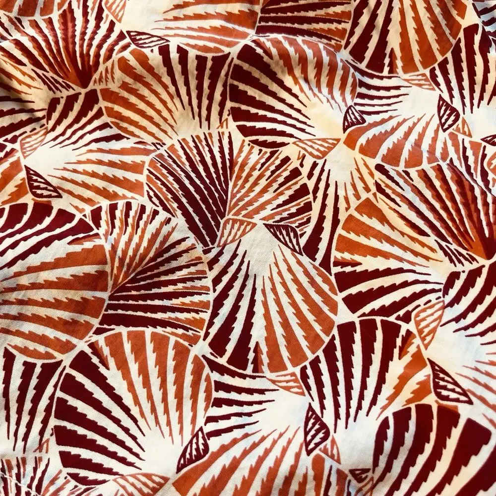 Tommy Bahama Swim Trunks Shorts All Over Sea Shells XL Mesh Lined Nylon Relax